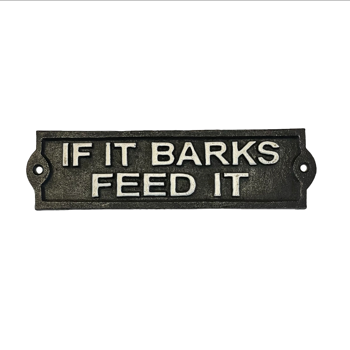 Placa "If it barks"