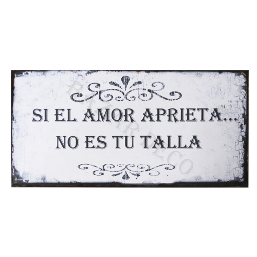Afiche Si el amor aprieta no es tu talla