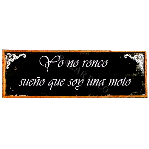 AFICHE "YO NO RONCO"