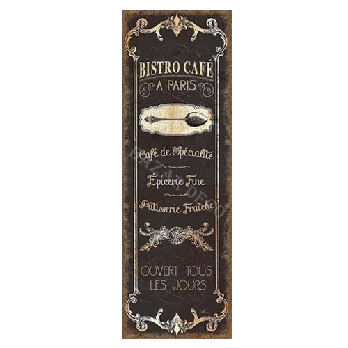 Afiche Bistro café