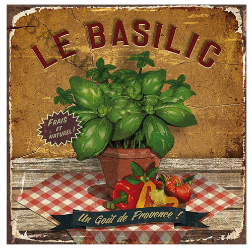 Afiche Le basilic