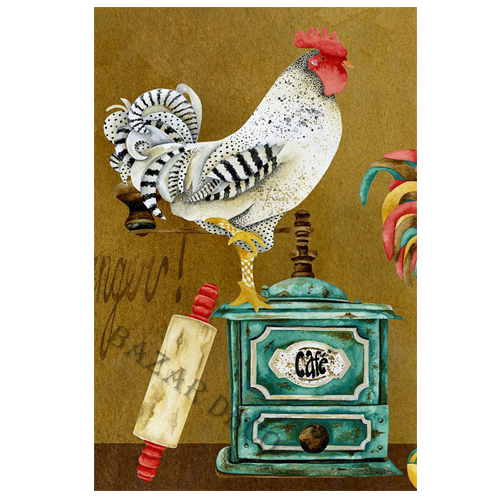 Afiche Gallo café 2