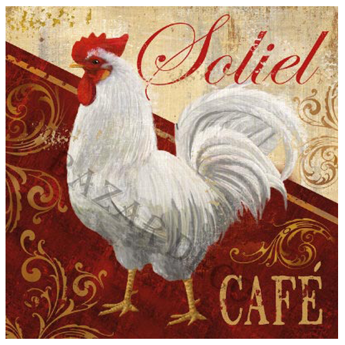 Afiche Soliel café