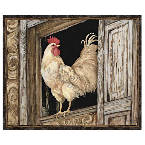 Afiche Gallo ventana