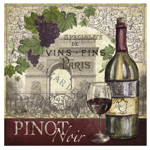Afiche Pinot Noir