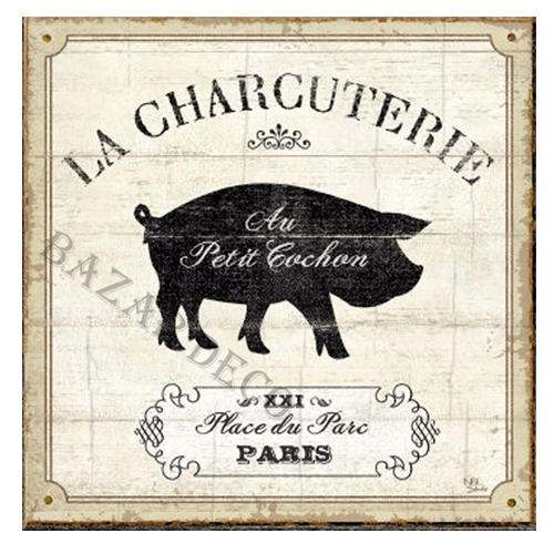 Afiche La charcuterie