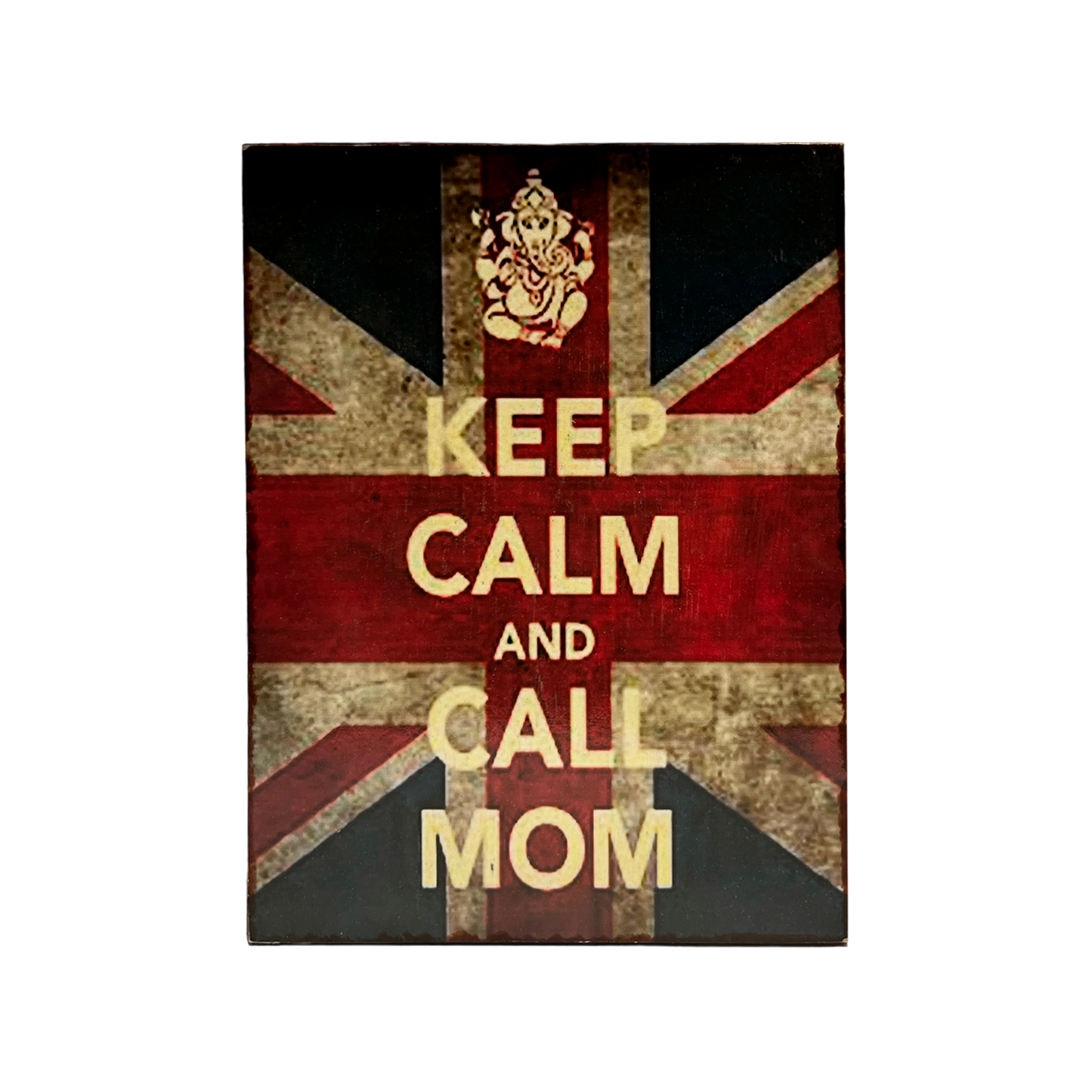 Afiche "Keep calm and call mom"