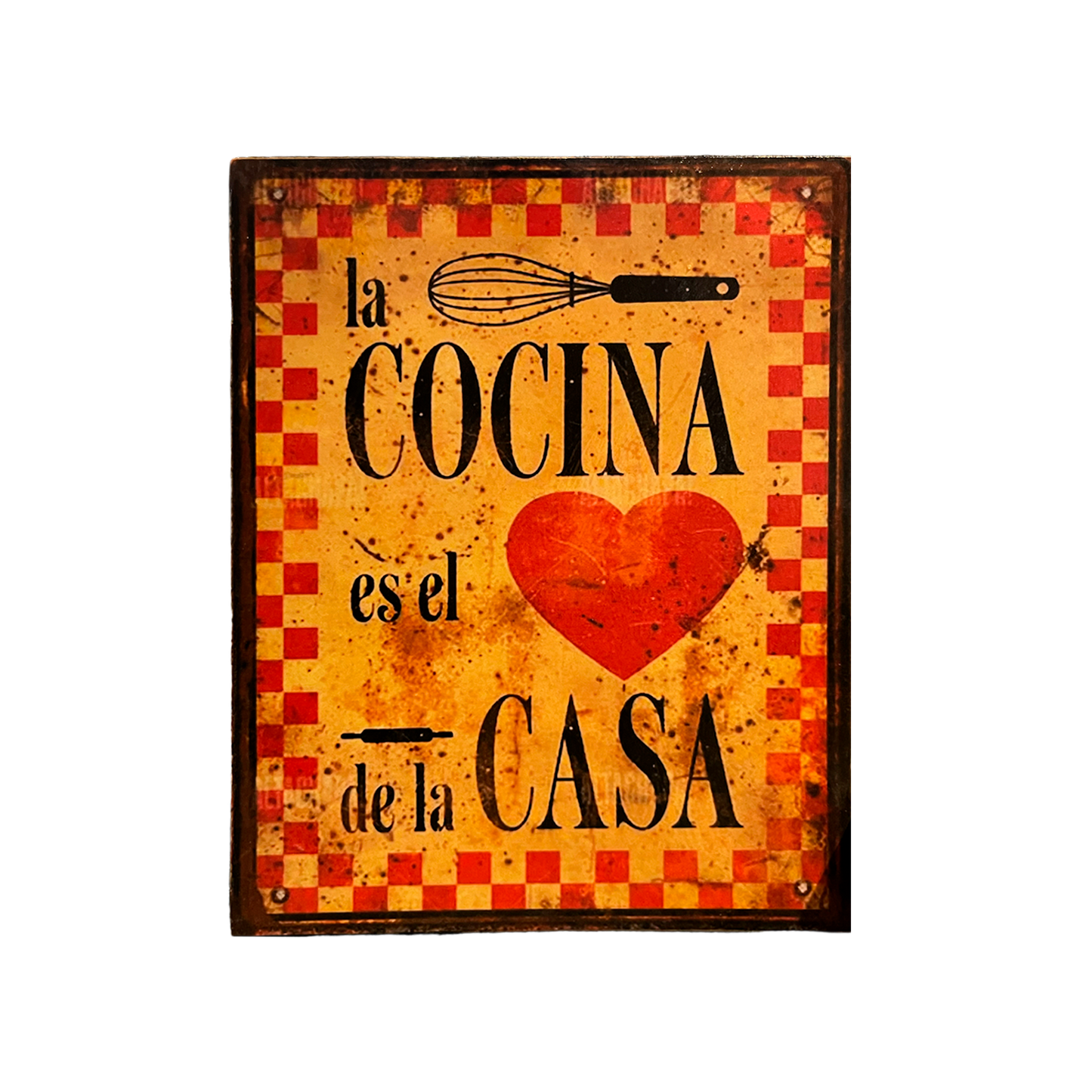 Afiche "La cocina es el corazón de la casa"