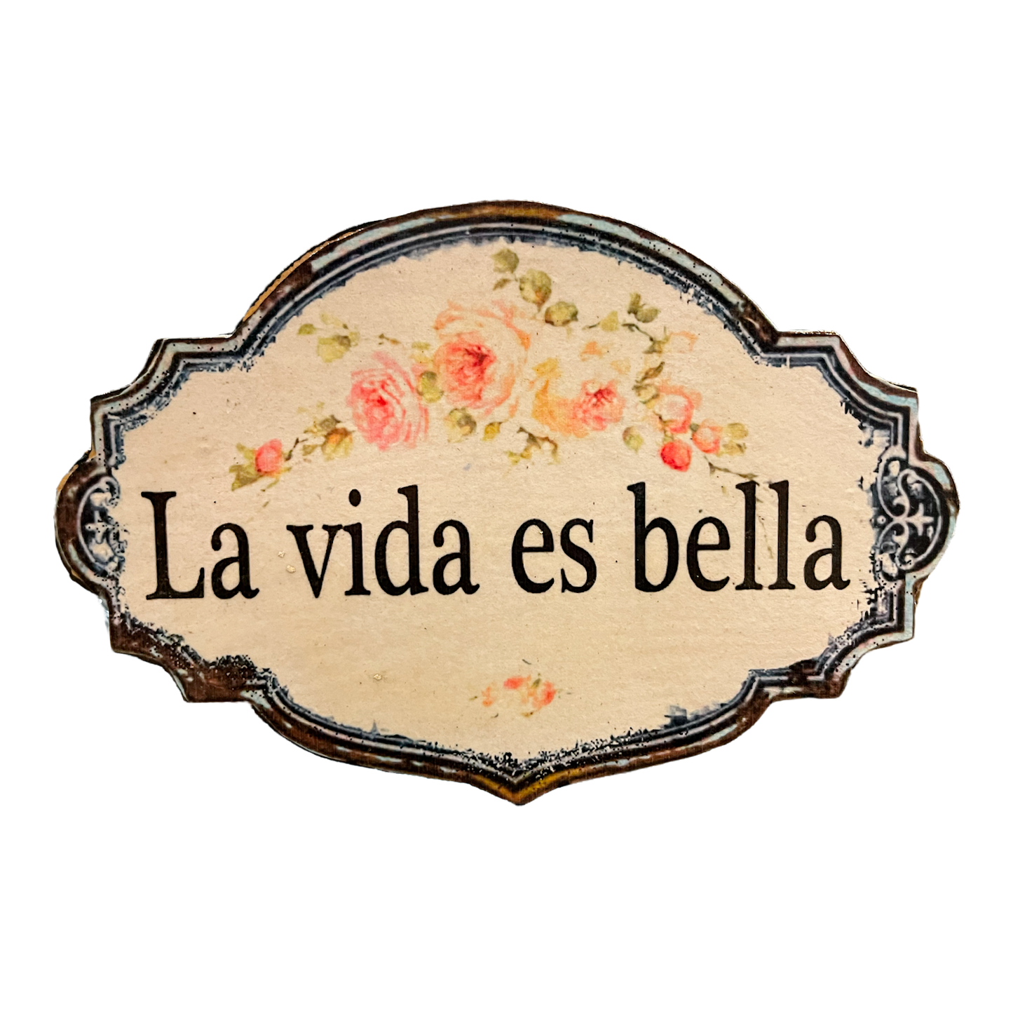 Afiche "La vida es bella" formas