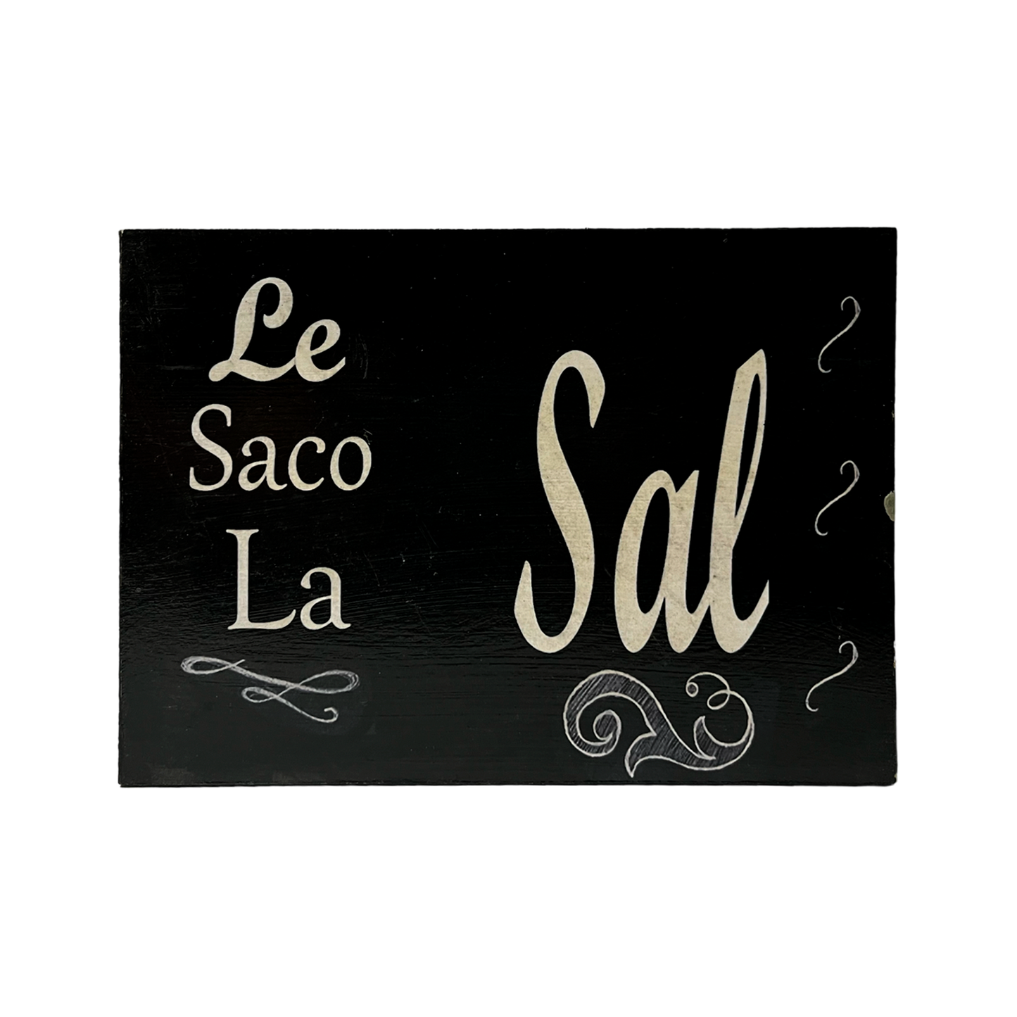 Afiche "Le quito la sal"
