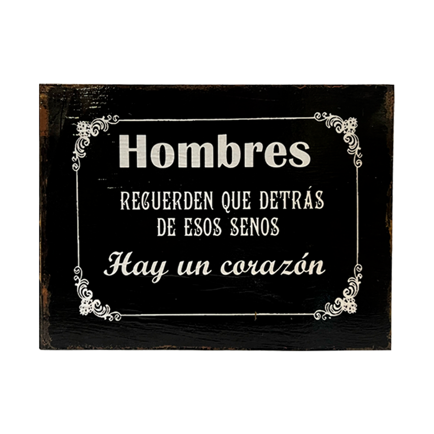 Afiche "Hombres"