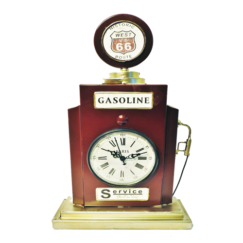 Reloj bencinera retro
