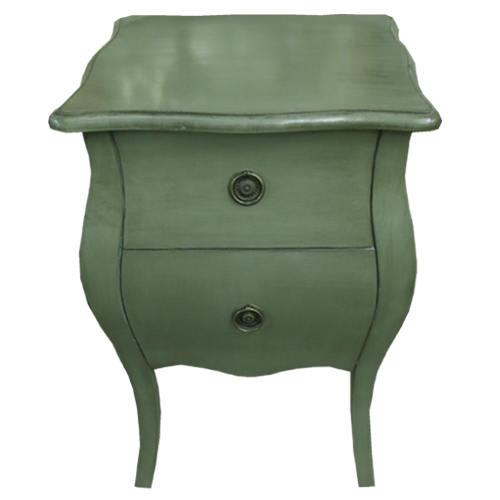 velador 2 cajones bombe