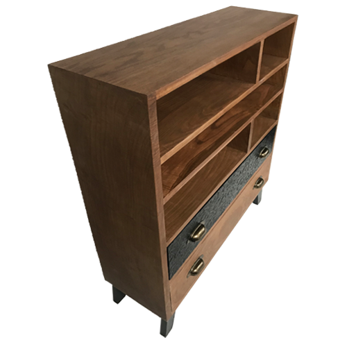 Librero Relieve madera grande