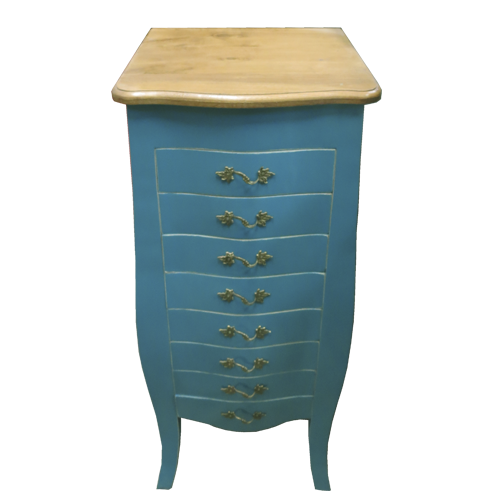 Mueble joyero cajones y cubierta que se abre