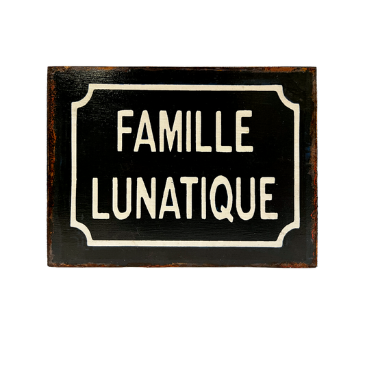 Afiche "Famille lunatique"