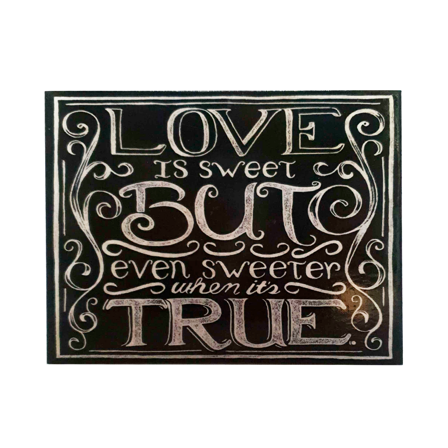 Afiche "love is sweet"