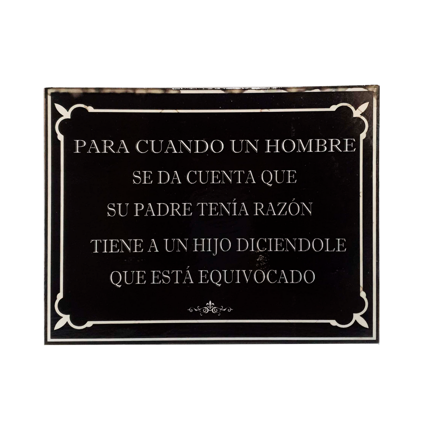 Afiche "Para cuando un hombre..."