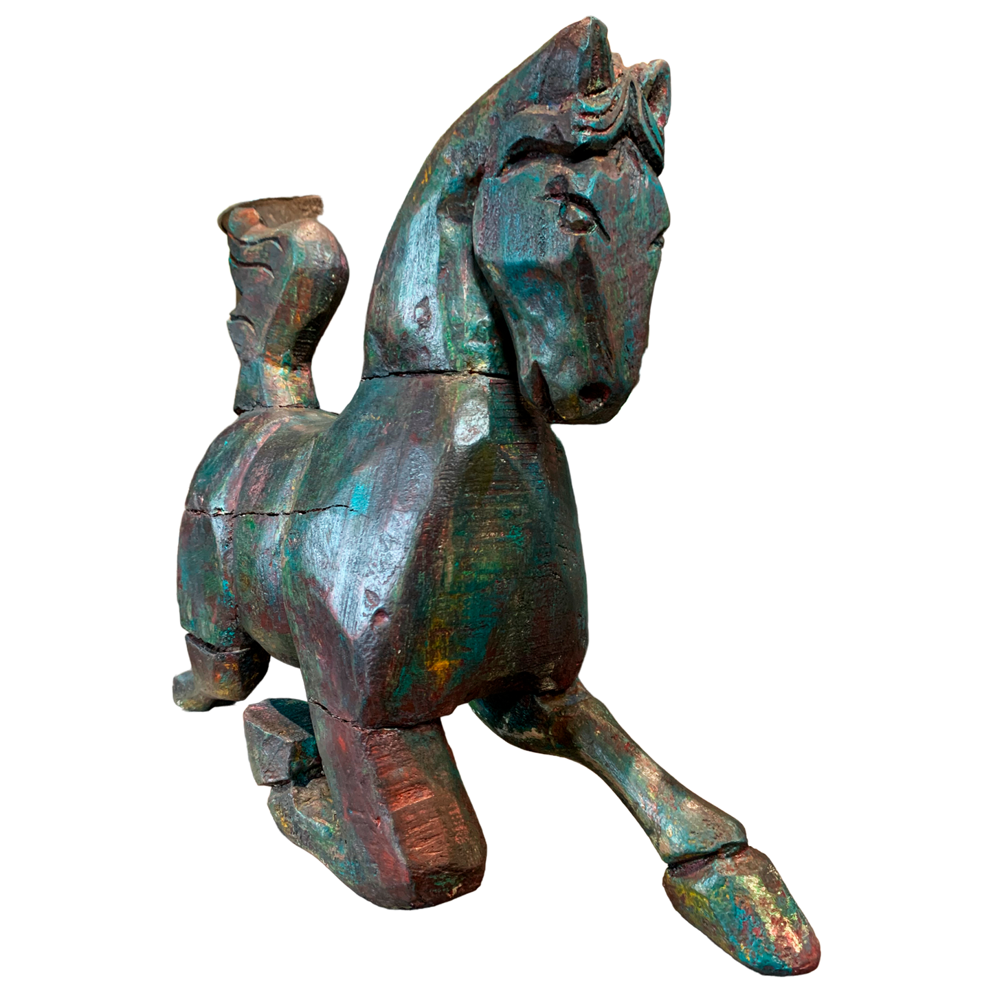 Caballo antiguo tallado