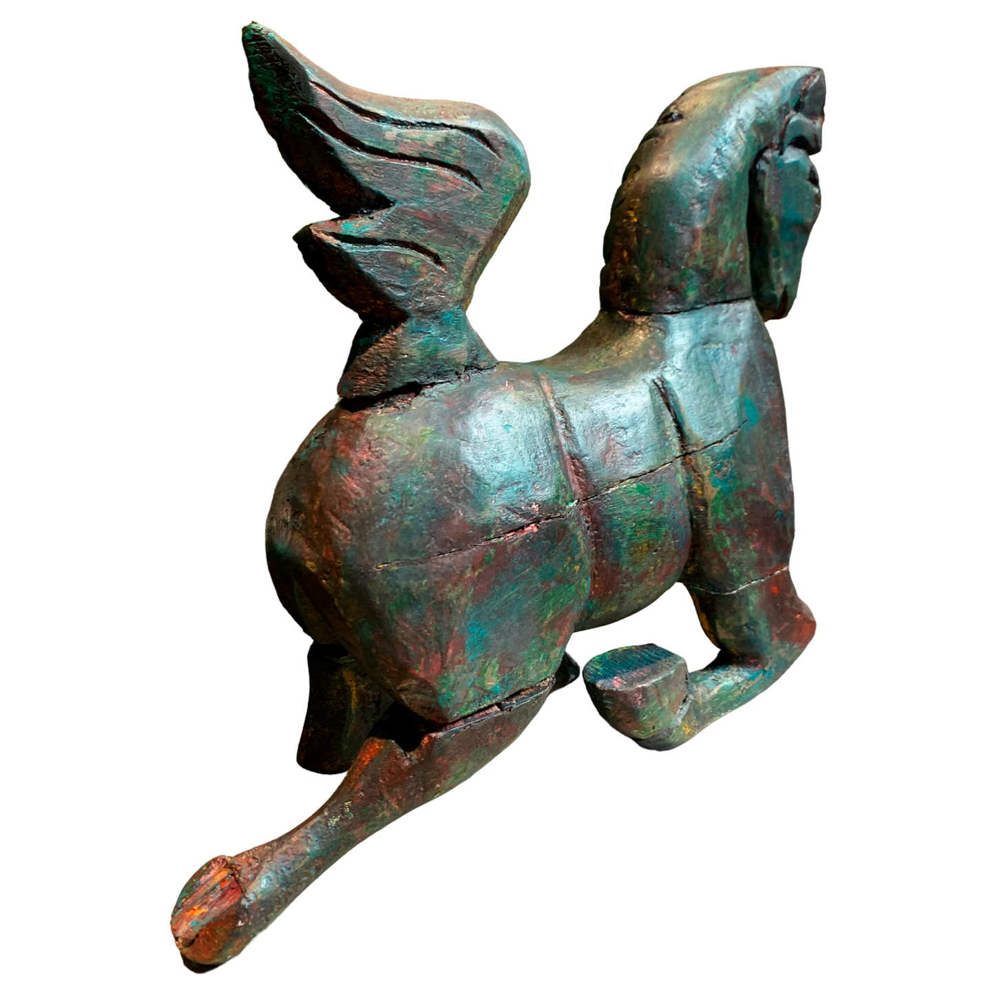 Caballo antiguo tallado