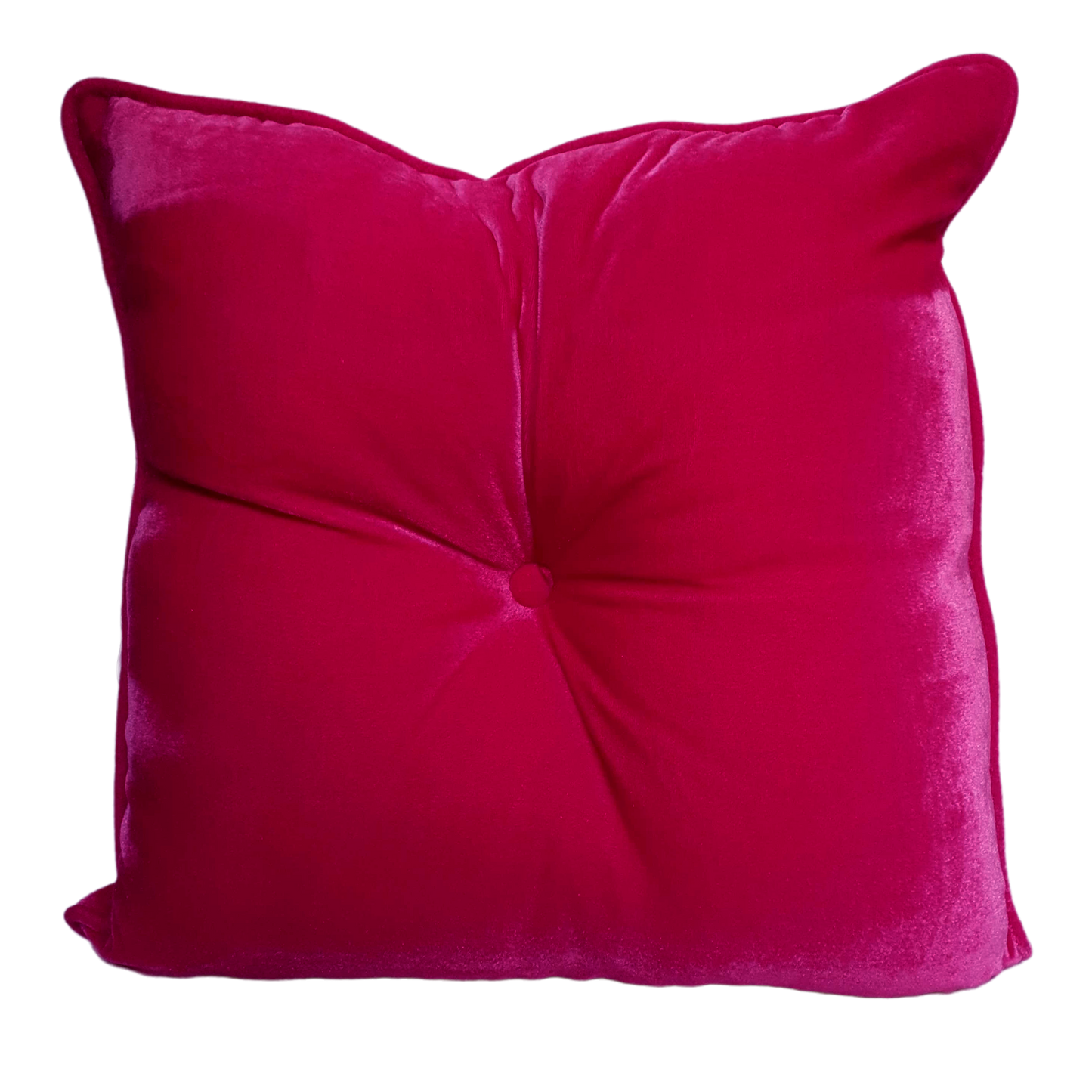 Cojín velvet fuccia
