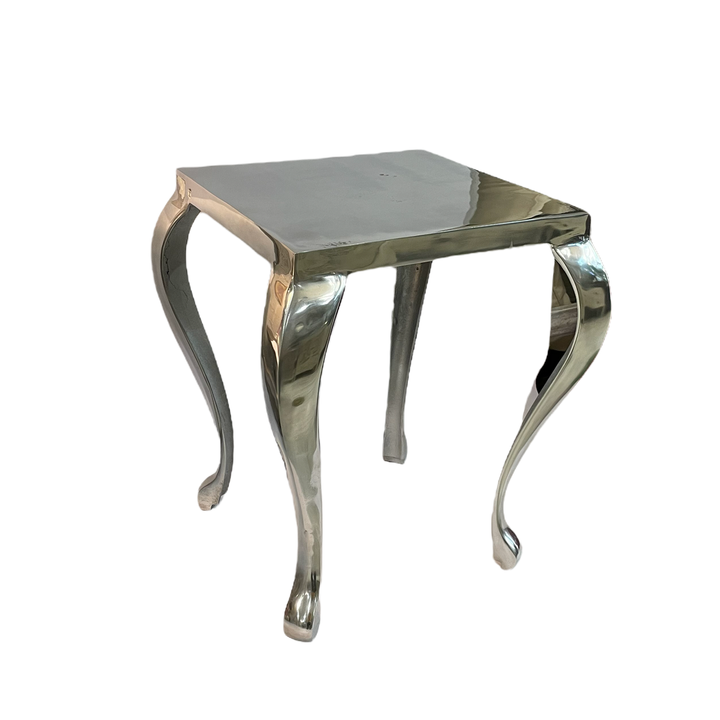 Mesa lateral plateada