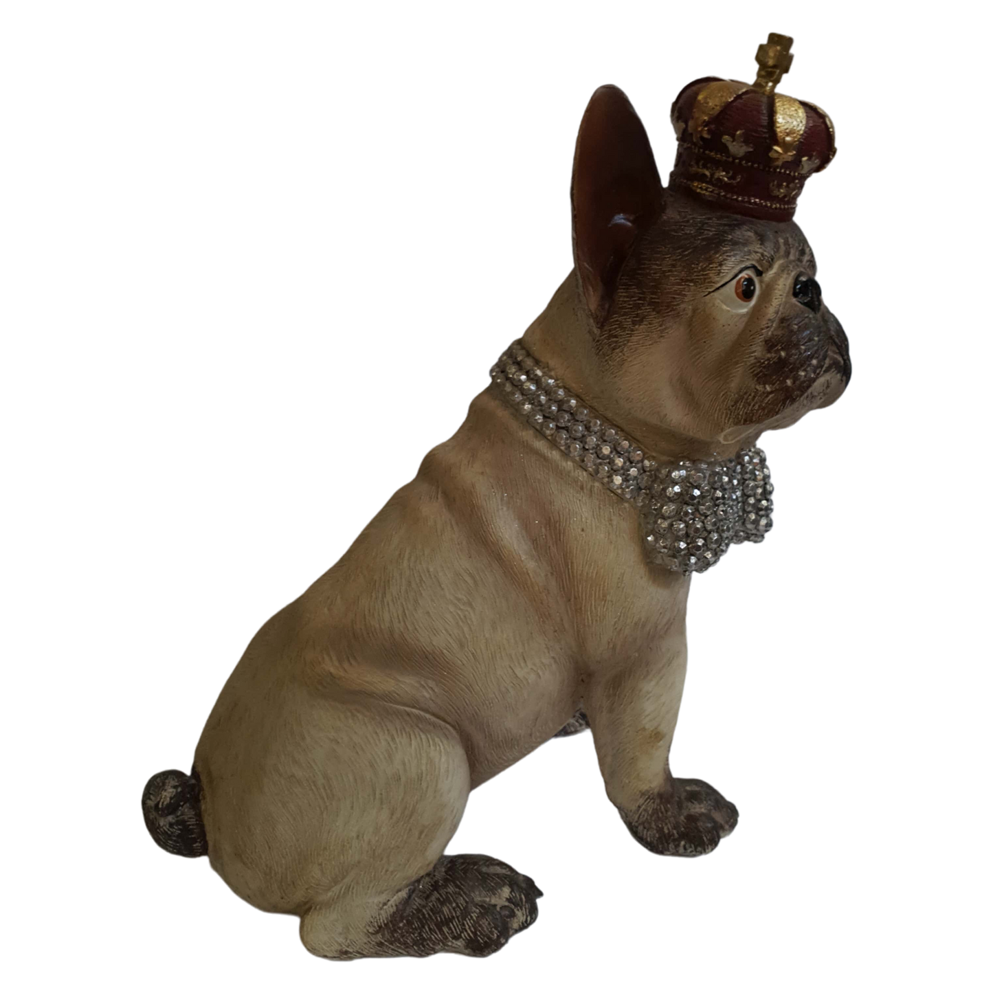 Bulldog corona sentado alcancía