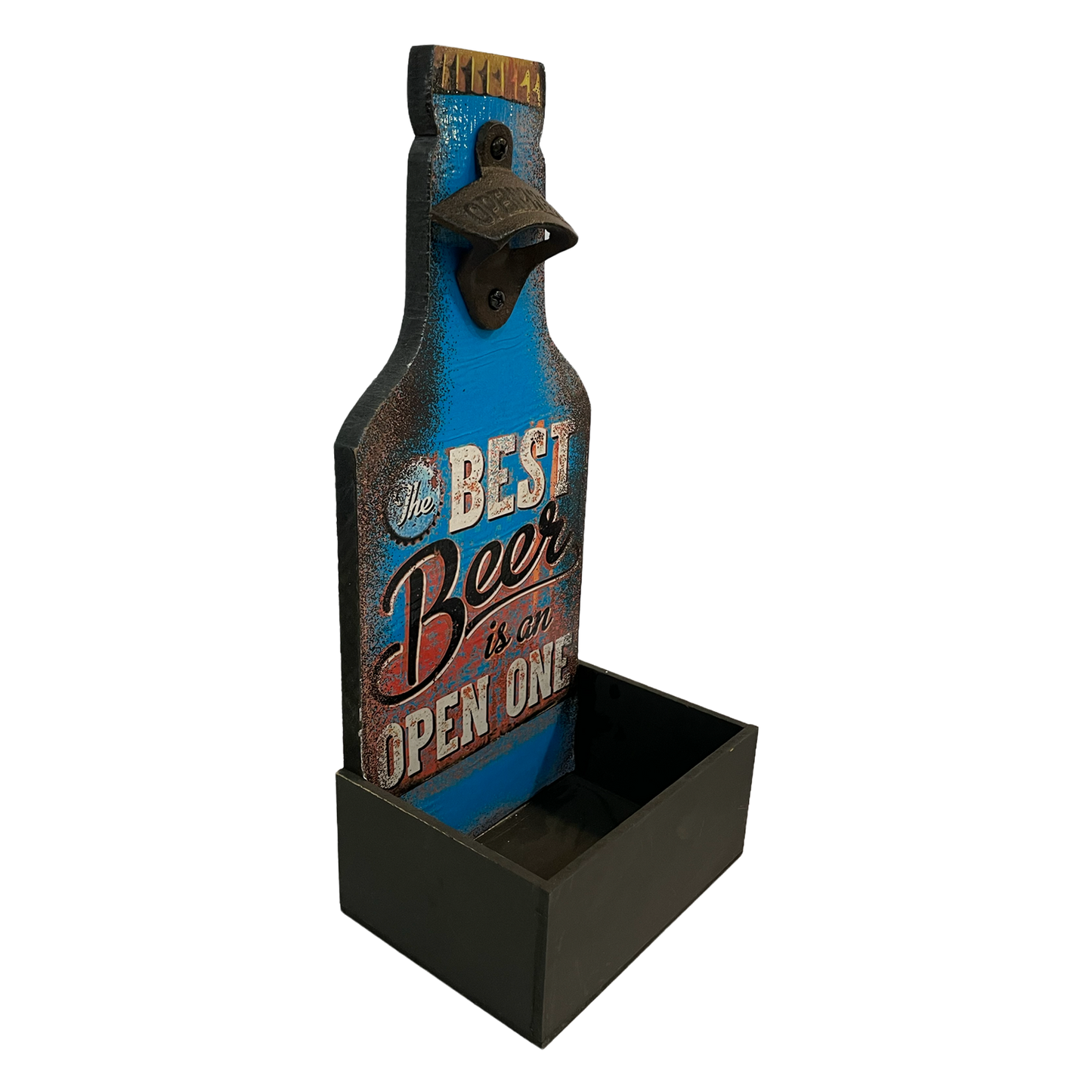 Destapador cajón botella turquesa