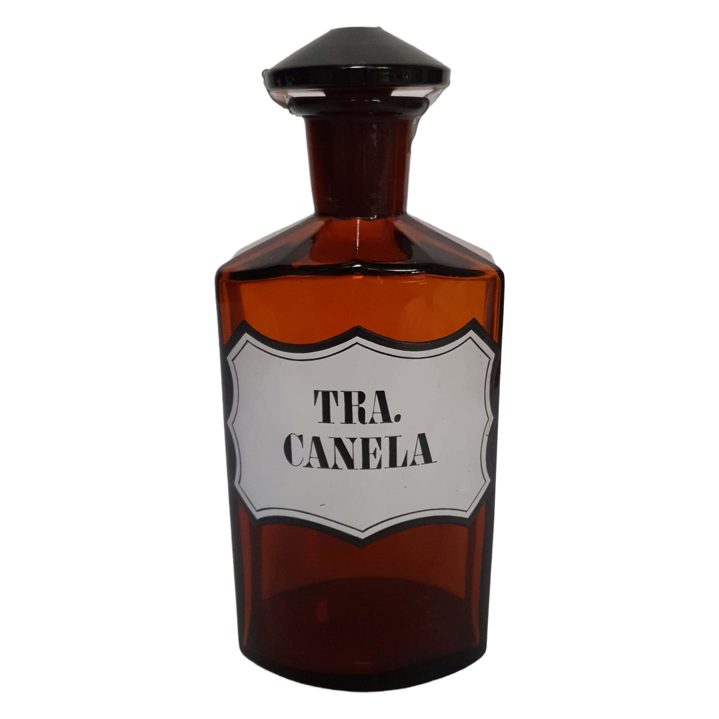 Botella farmacia tra. Canela Antigua