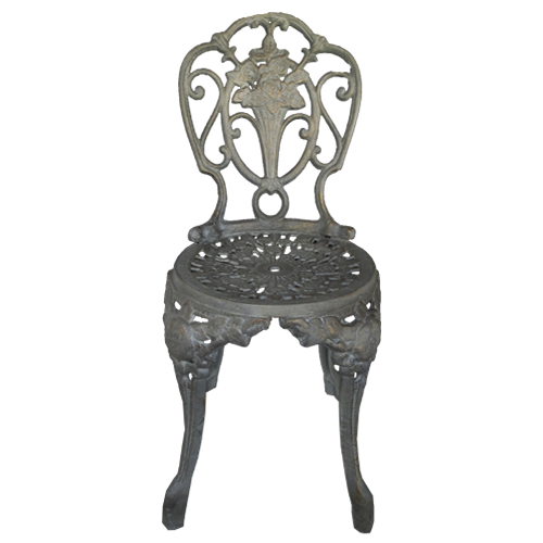 Silla de terraza flores