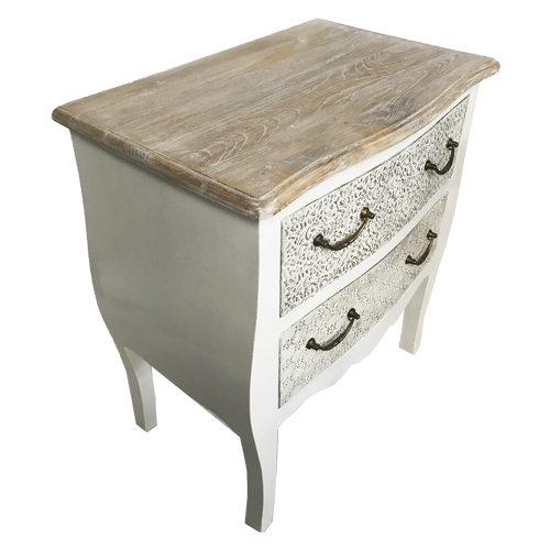 Cómoda bombe mediana relieve