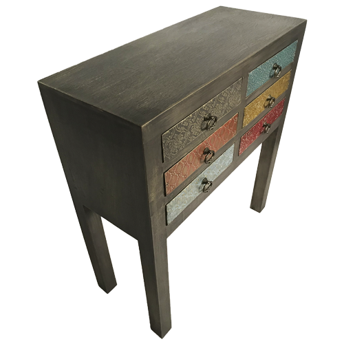 Arrimo 6 cajones relieve