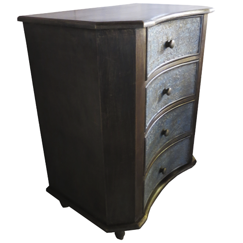 Cajonera curva relieves