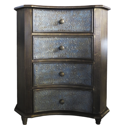Cajonera curva relieves