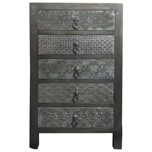 Cajonera 5 cajones relieve