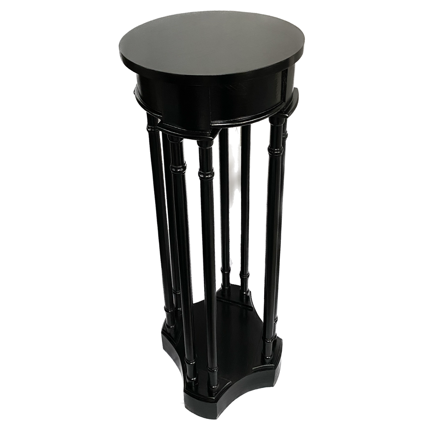 Mesita lateral Redondo alto patas largas