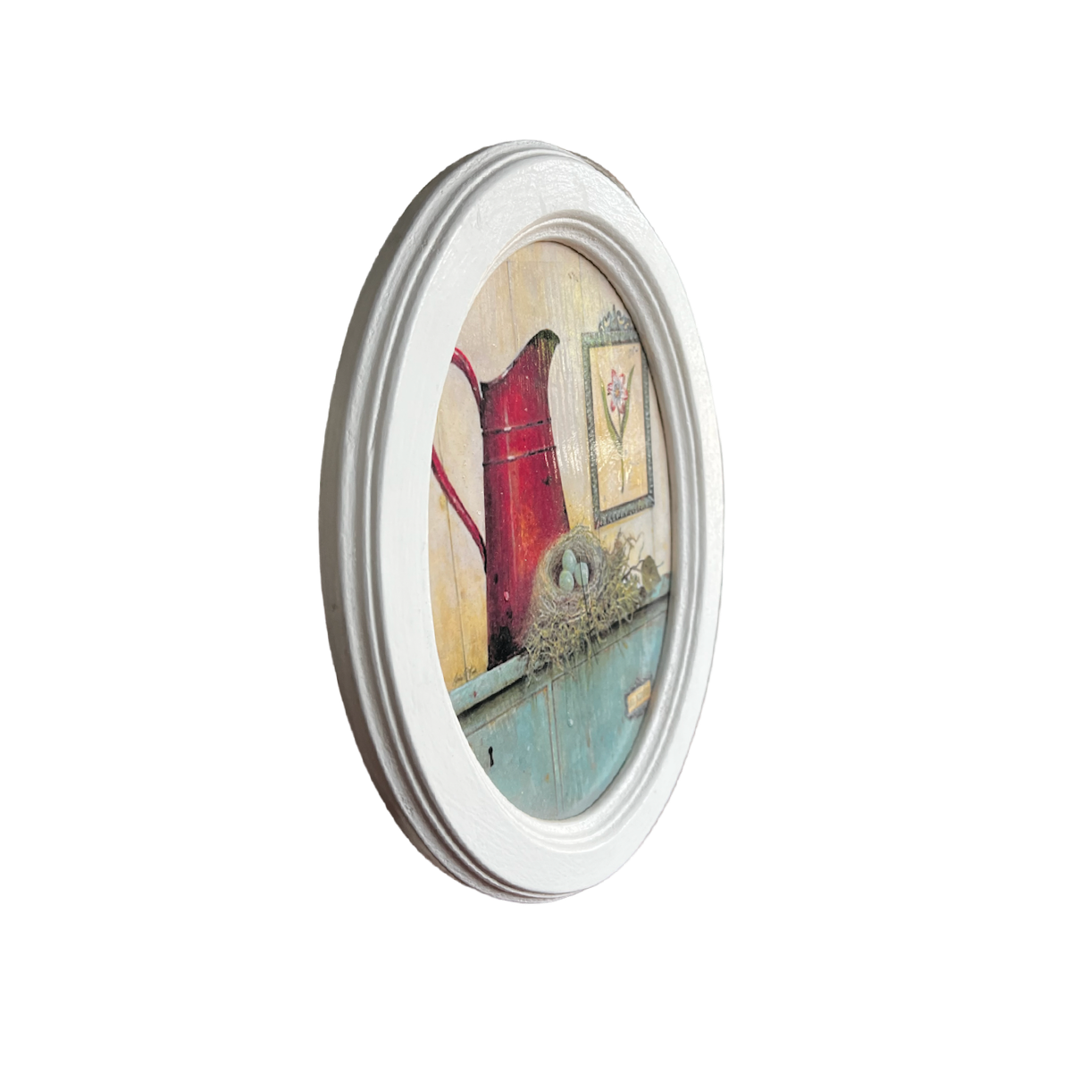 Cuadro ovalado Bodegón botánico I