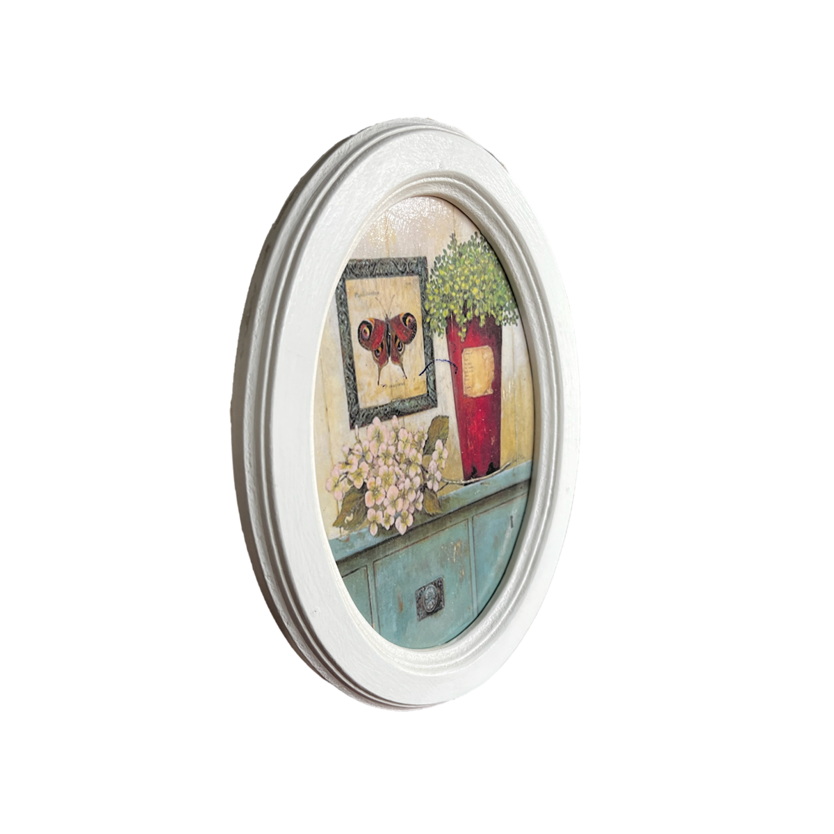 Cuadro ovalado Bodegón Botánico II