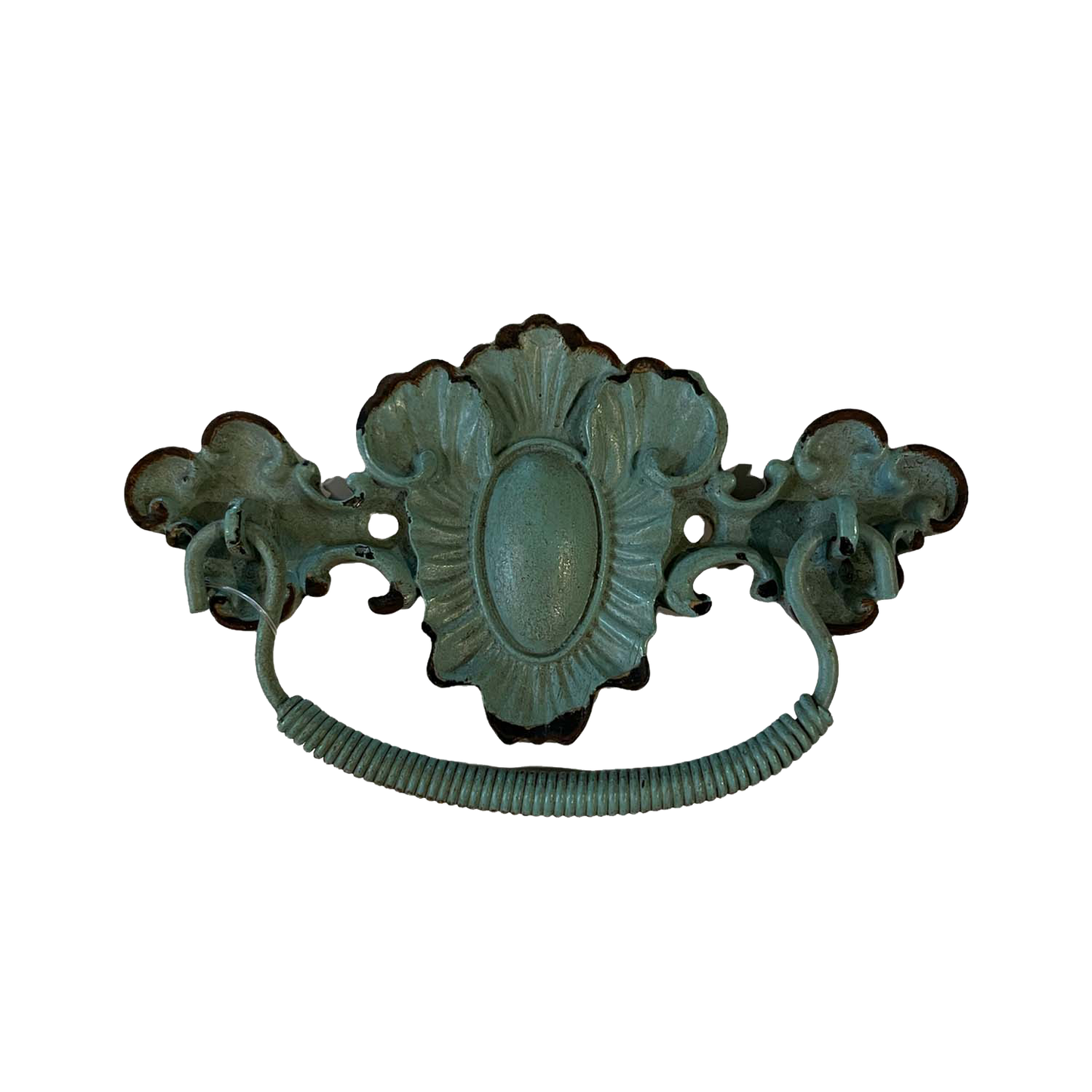 Tirador flor turquesa