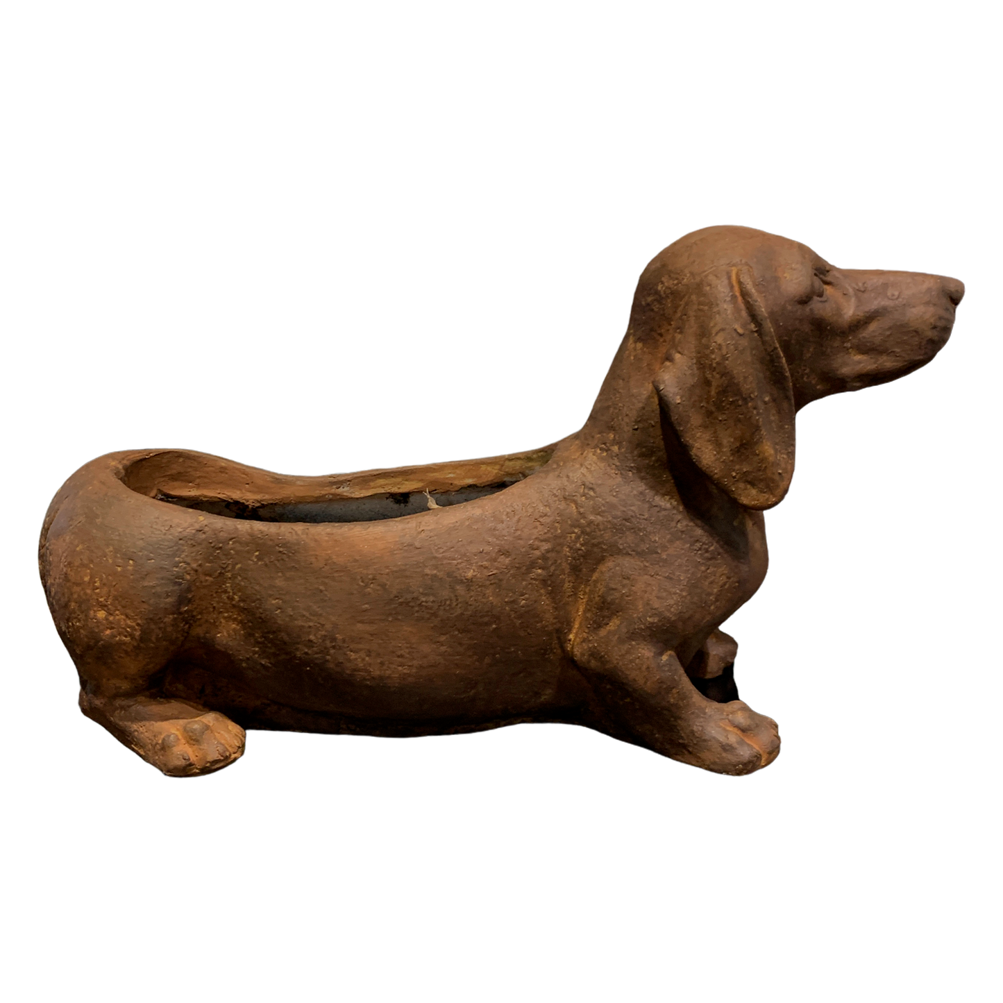 Macetero perro salchicha