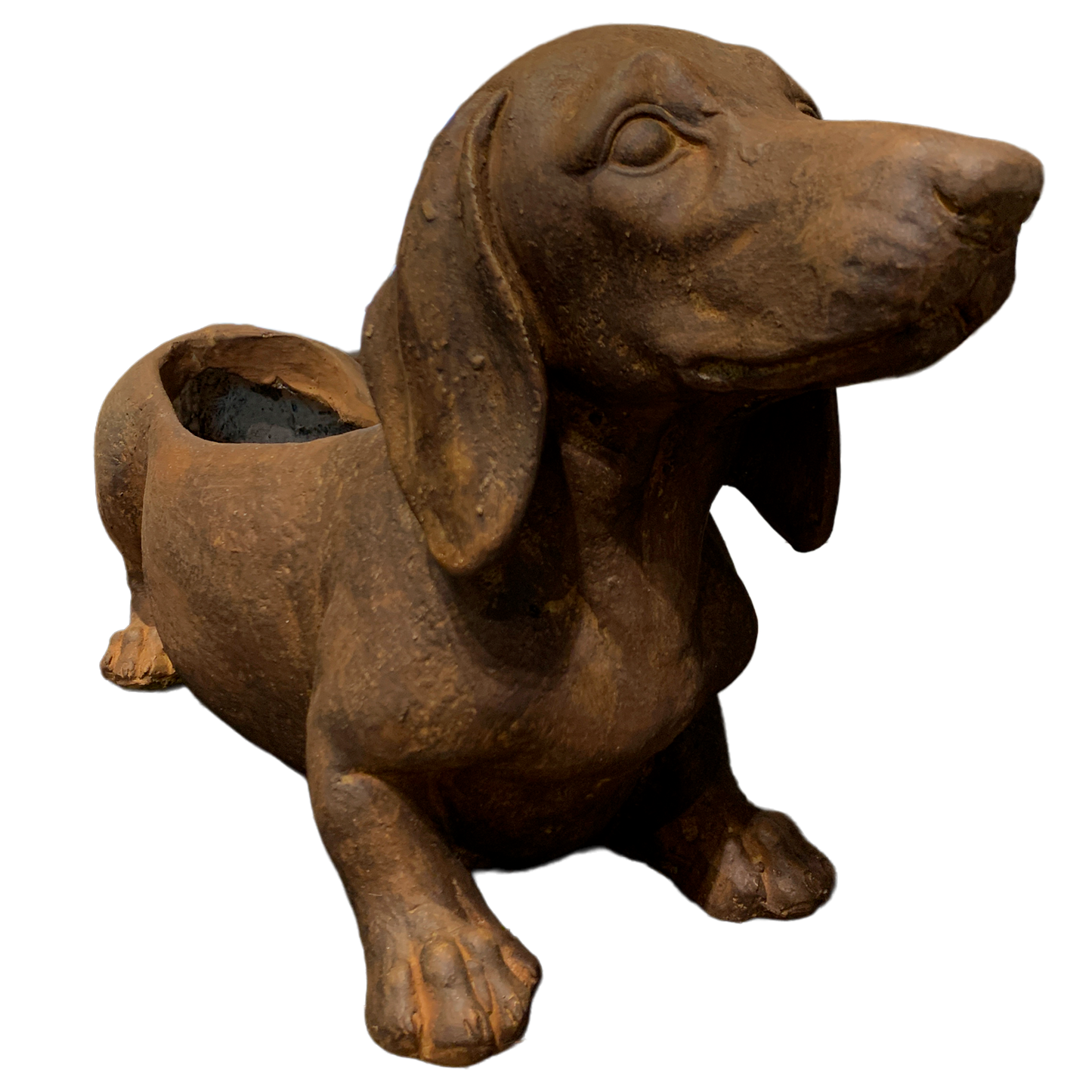 Macetero perro salchicha