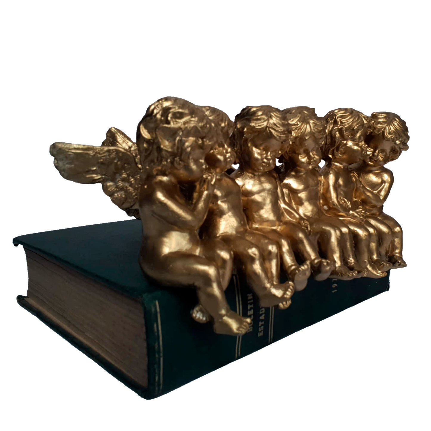 Set 6 ángeles dorado