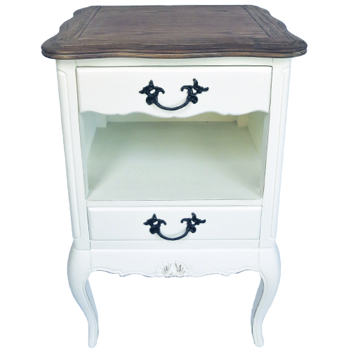 Velador 2 cajones un espacio