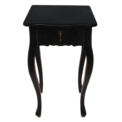 Velador patas largas 1 cajon