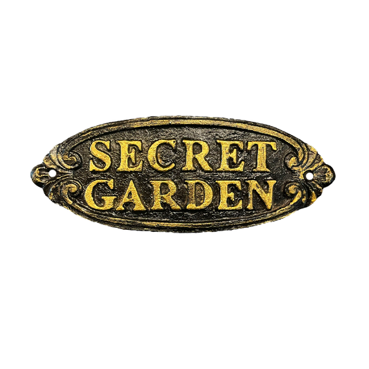placa secret garden