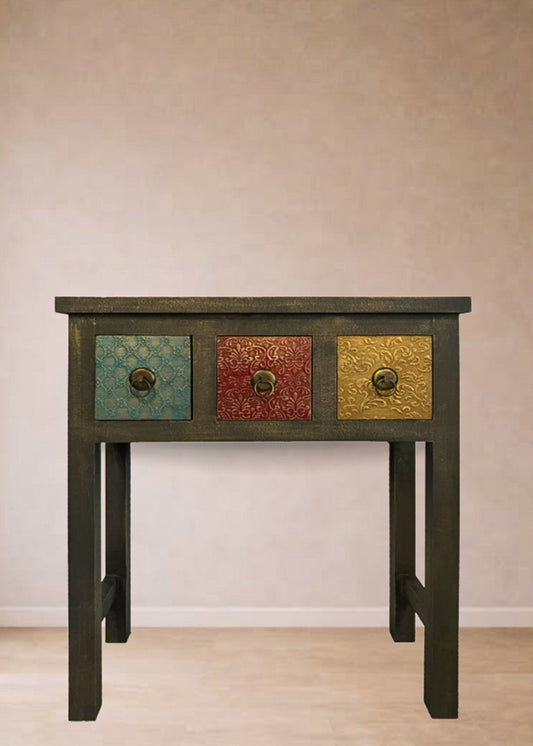 Mueble 3 cajones relieves