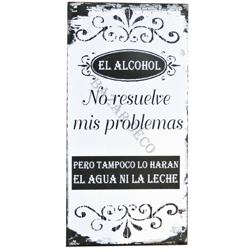 Afiche El alcohol no resuelve problemas