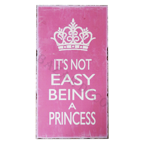 Afiche It´s not easy being a princess