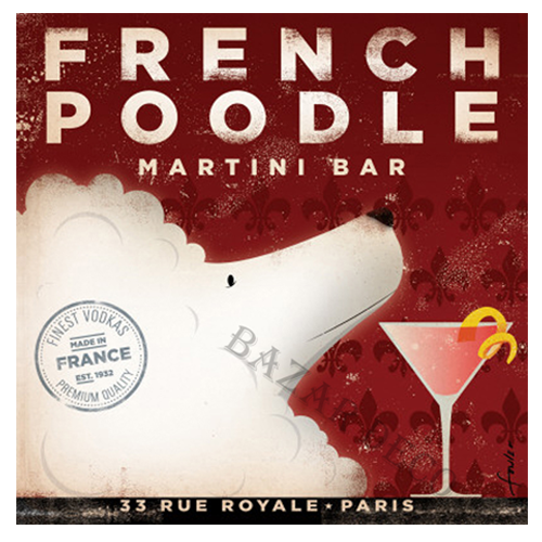 Afiche French poodle
