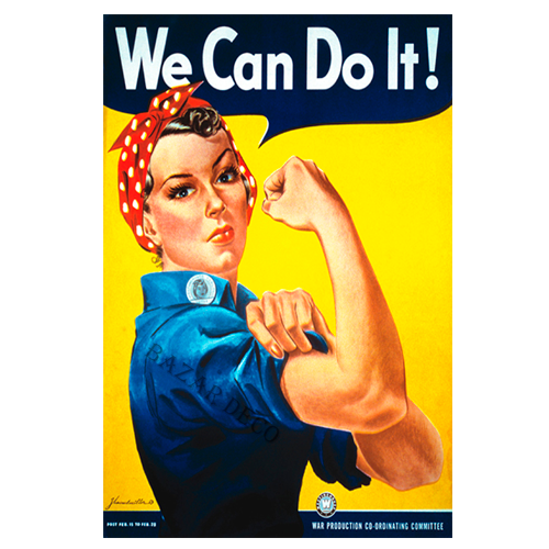 Afiche We can do it!